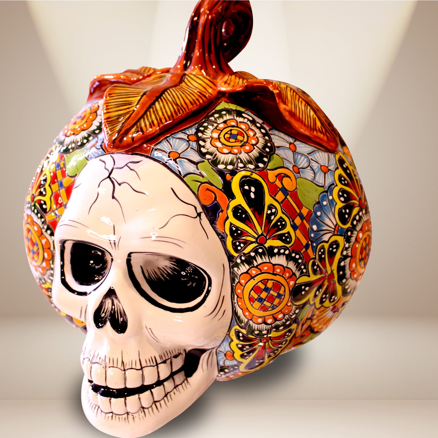 Skull pumpkin-HIX-011