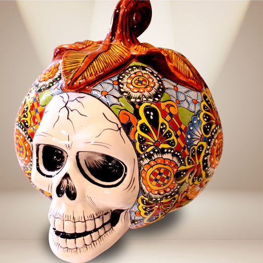 Skull pumpkin-HIX-011