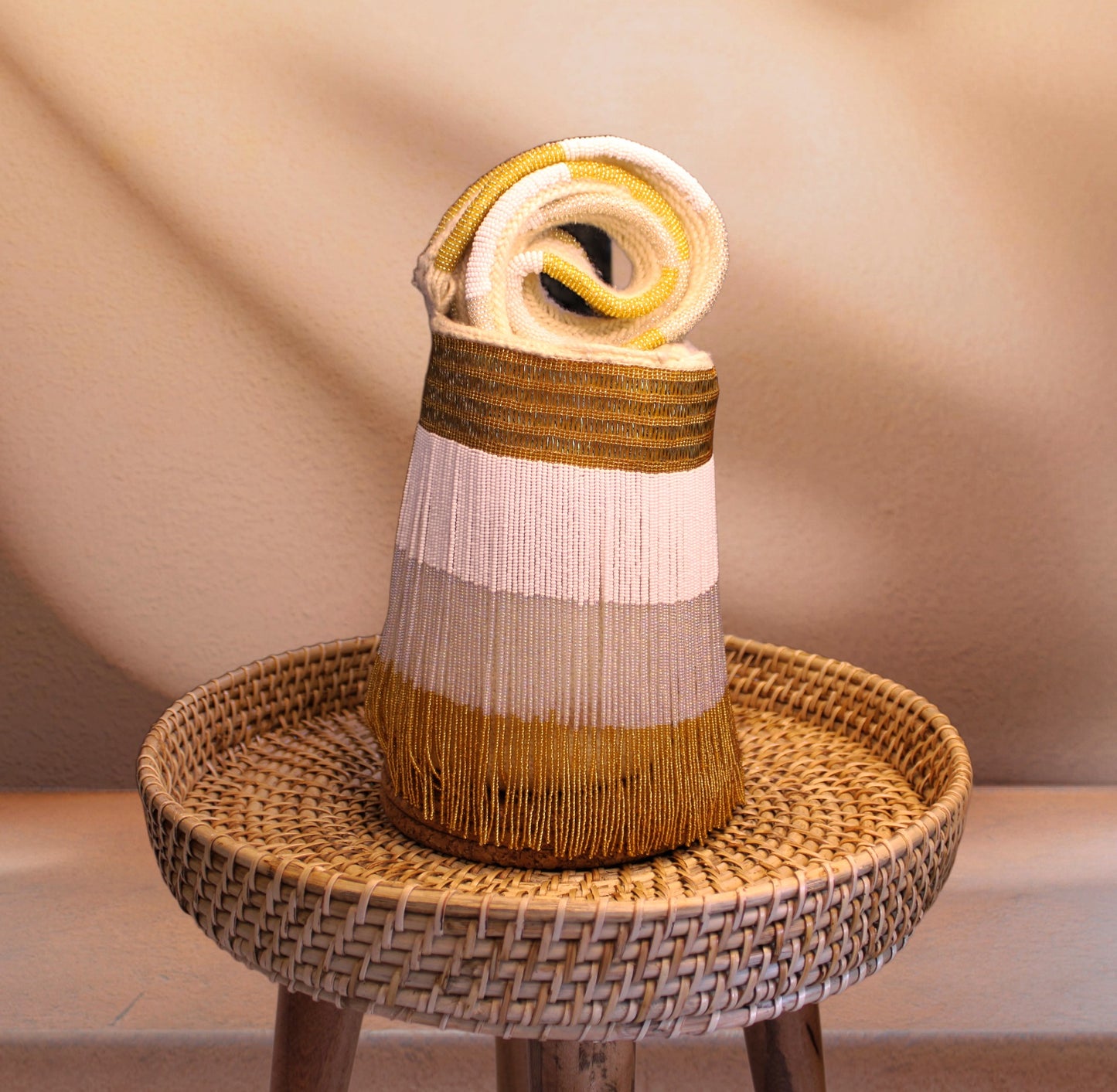 Seed Bead Curtain Bag-HDB-002