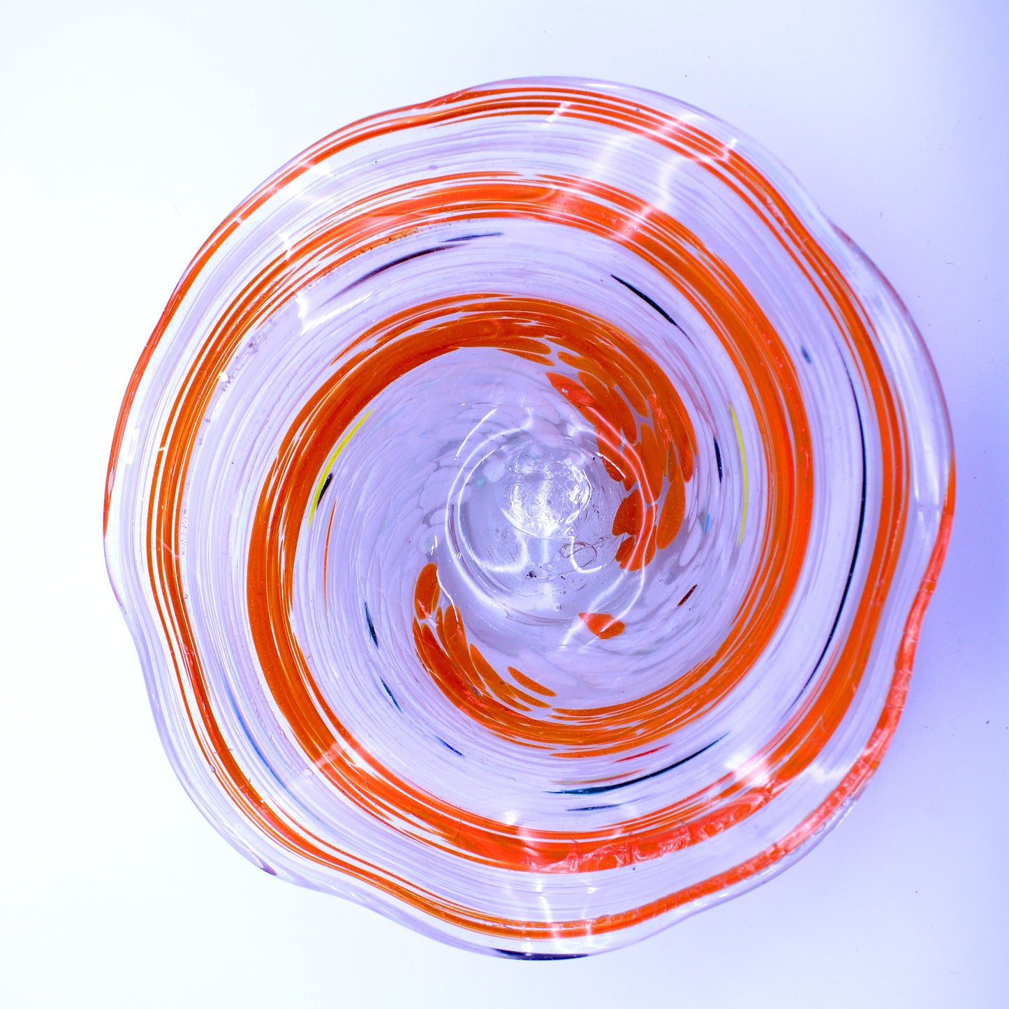 Hand-Blown Glass Candy Tray - Large | Mexican Artisan Glassware