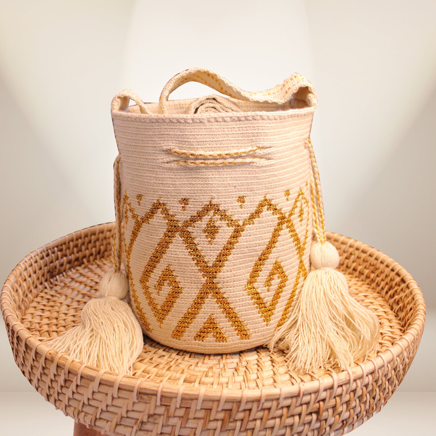 Metallic thread bag HDB-012