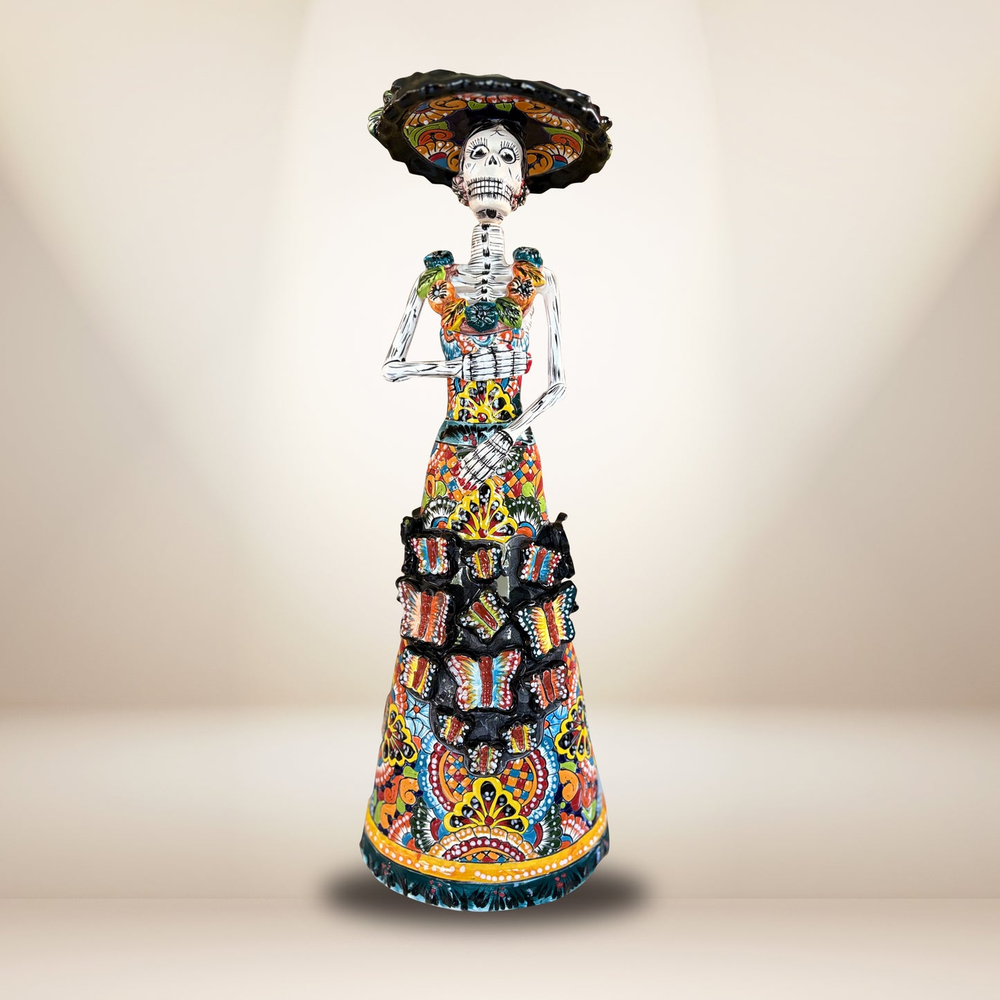 Catrina with mini butterflies-HIX-018