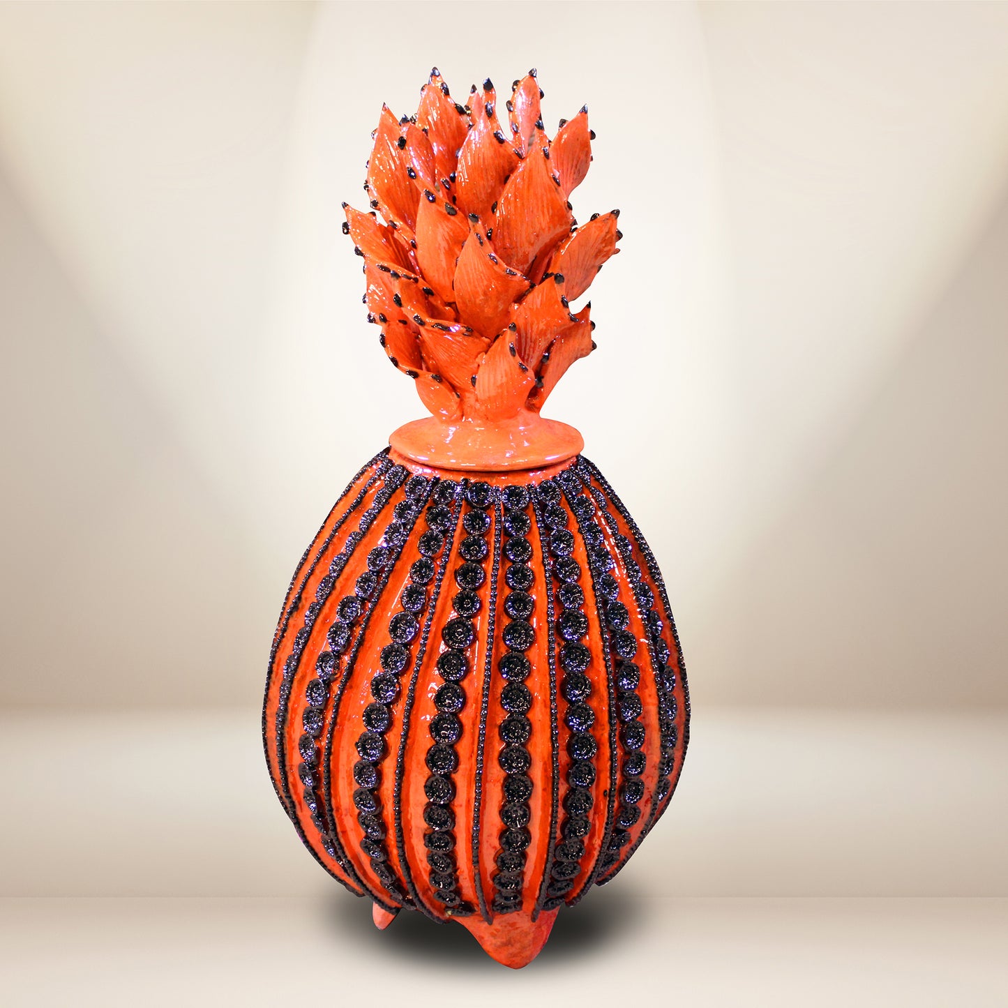 Clay pineapple decoration GDC-016