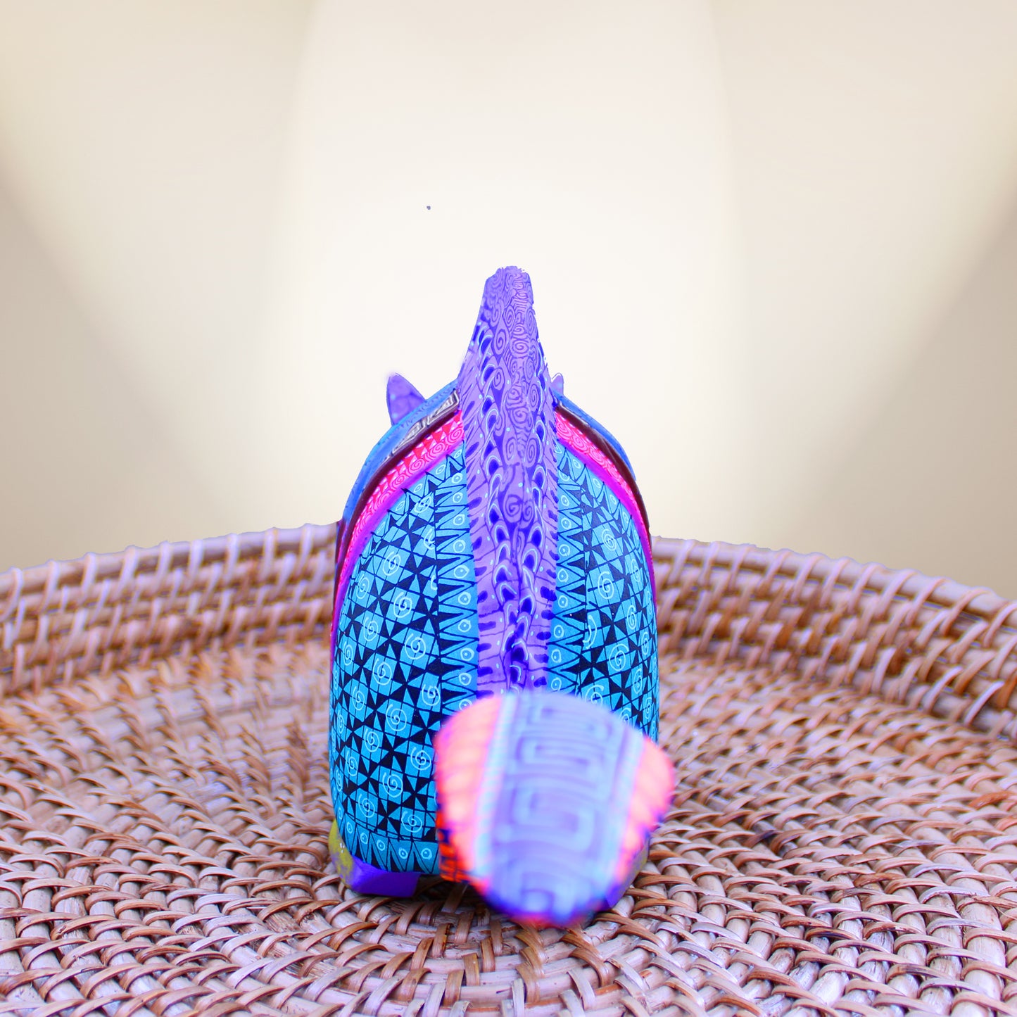Wooden Armadillo Alebrije ALB-002