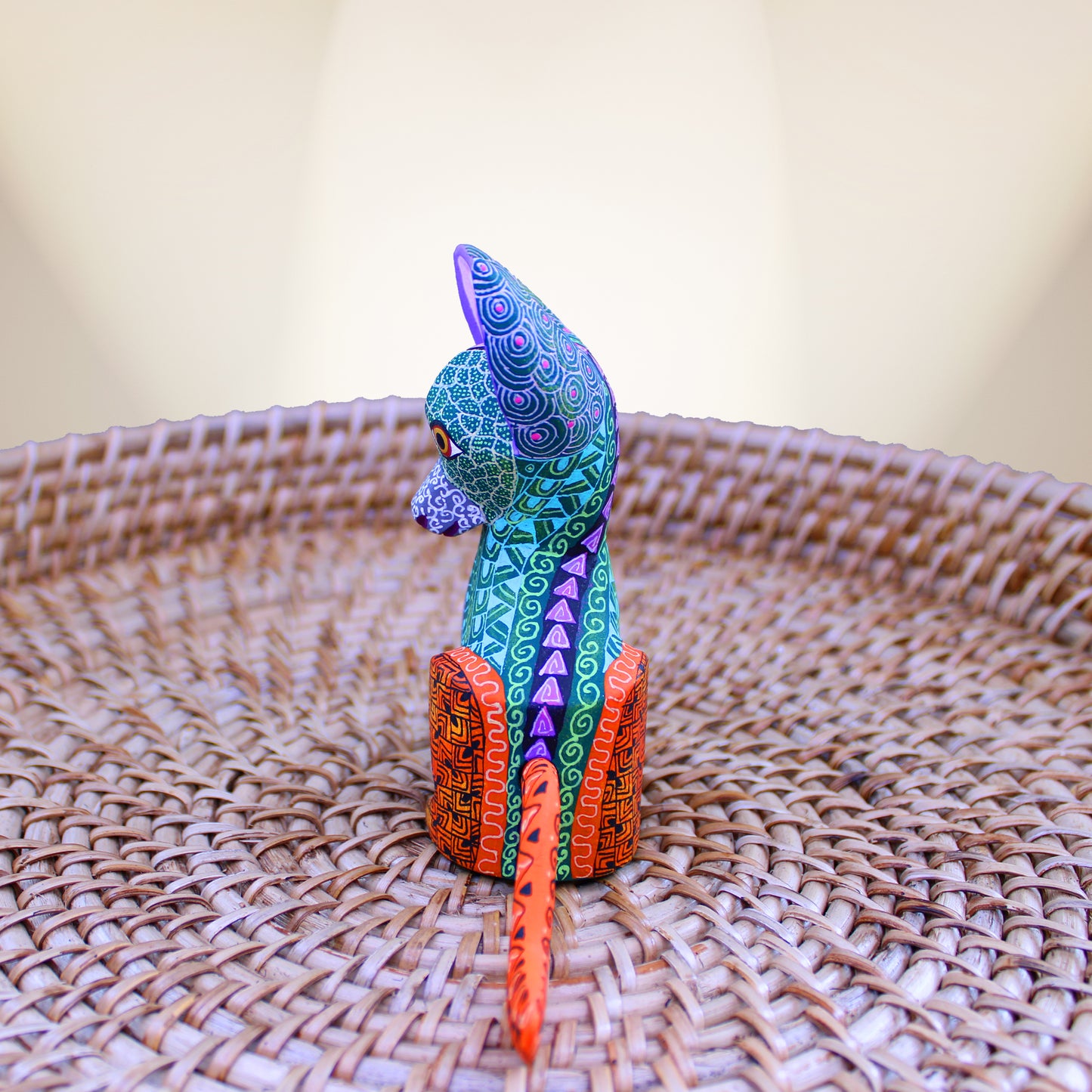 Green fox Alebrije ALB-001