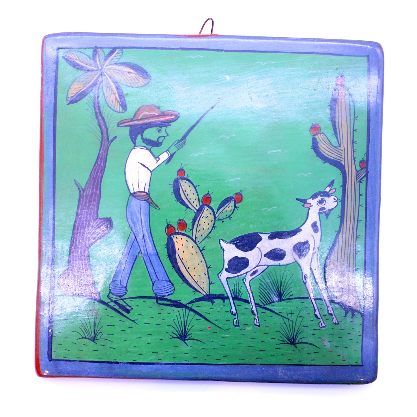 Mosaic In Beautiful Colors Hand Painted