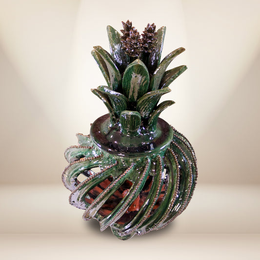 Open clay pineapple decoration-GDC-019