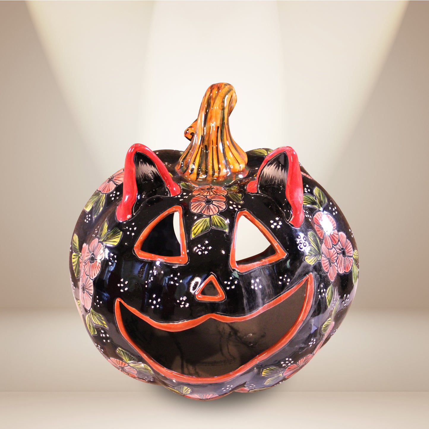 Pumpkin black cat-HIX-009