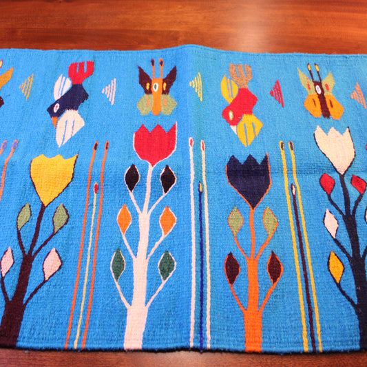 Wool rug with tulips $304.99