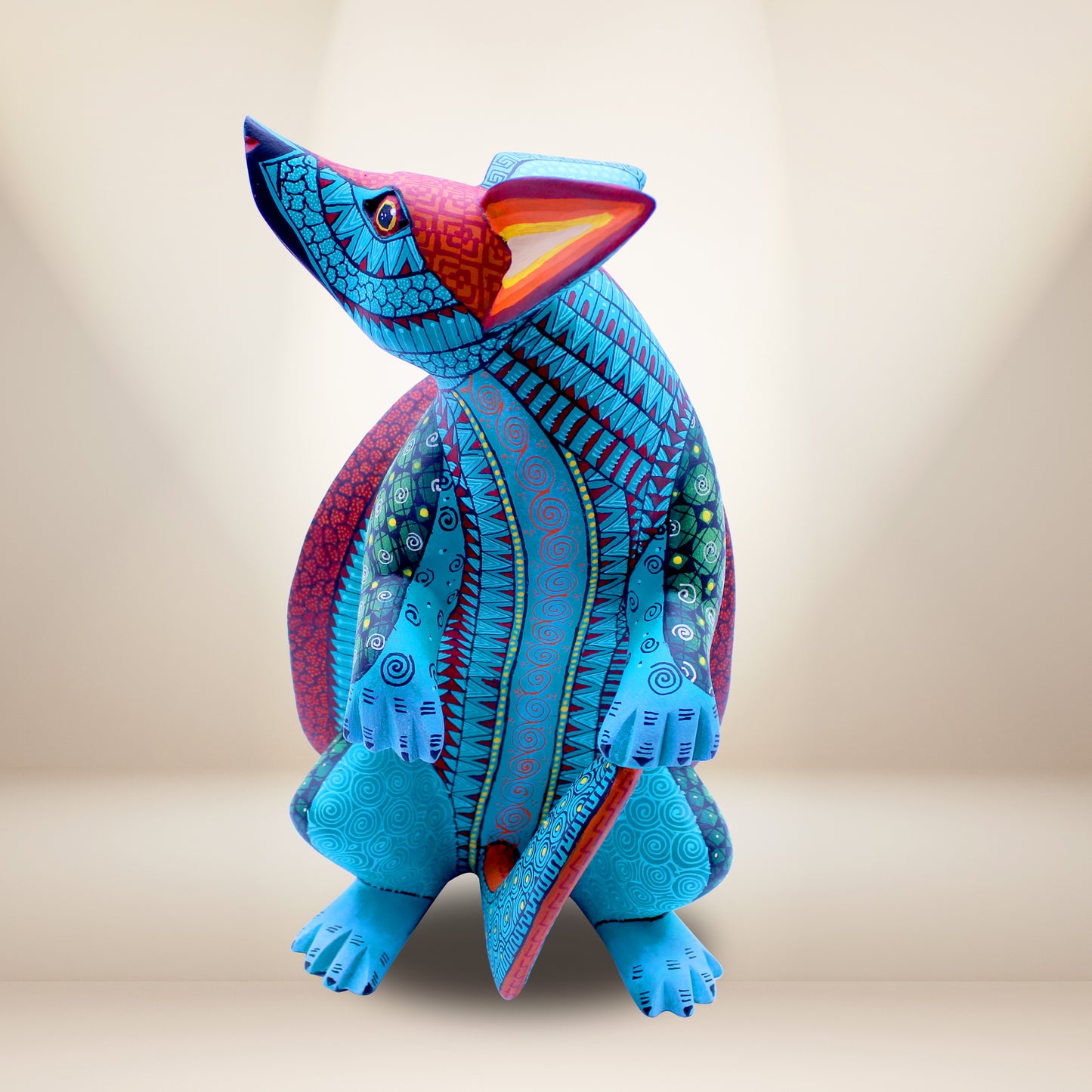 Wolf turtle Alebrije ALB-032