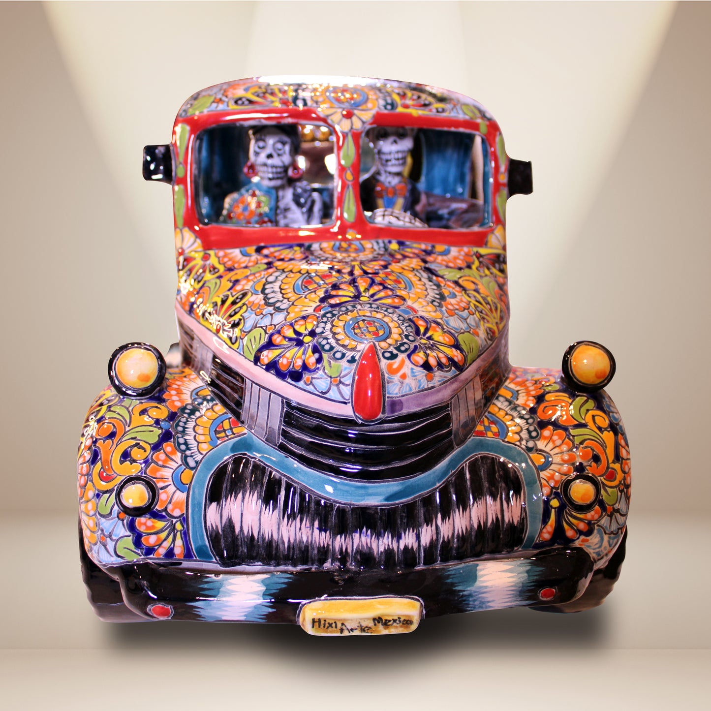 Truck decorated with flowers and food-HIX-012