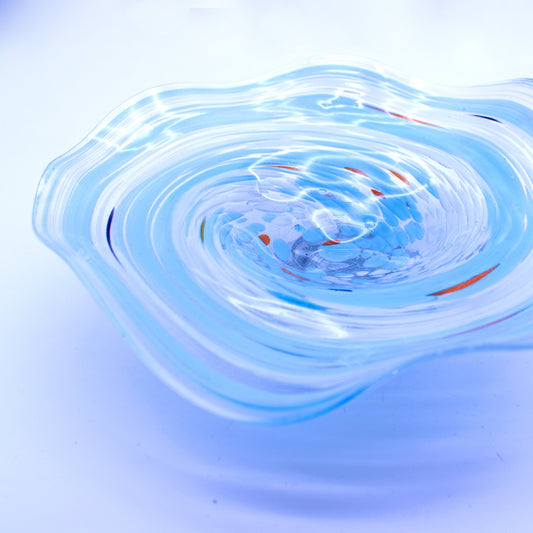 Hand-Blown Glass Candy Tray | Mexican Artisan Glassware