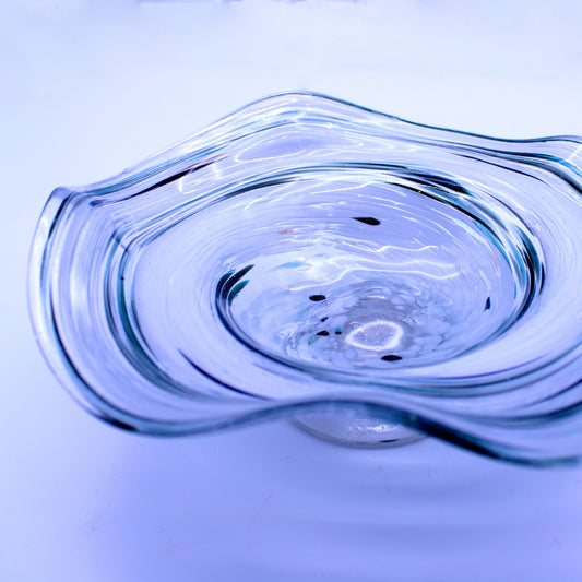 Hand-Blown Glass Candy Tray - Small | Mexican Artisan Glassware