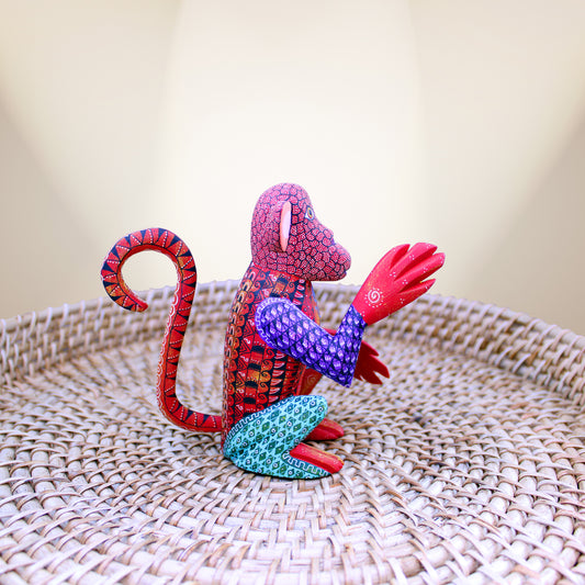 Sitting monkey Alebrije ALB-008