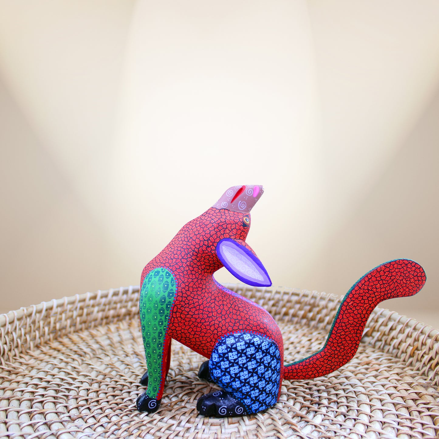 Red coyote Alebrije ALB-011