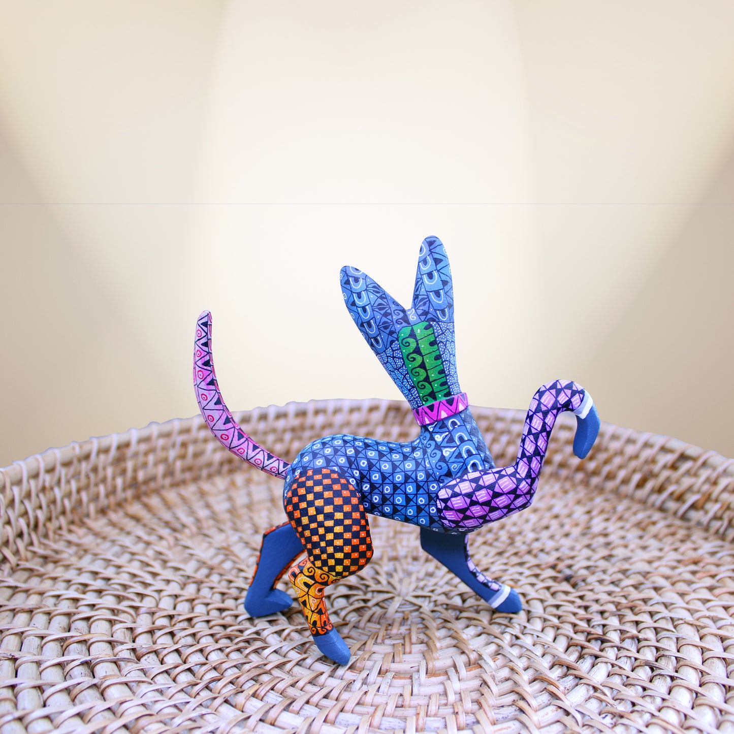Dancing cat Alebrije ALB-017