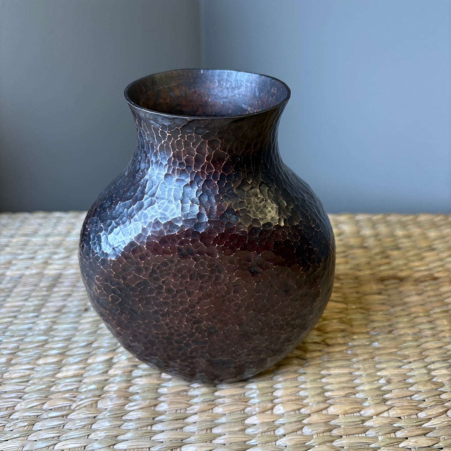 Mexican Hand-Hammered Copper Vase - Small | Artisan Copperware