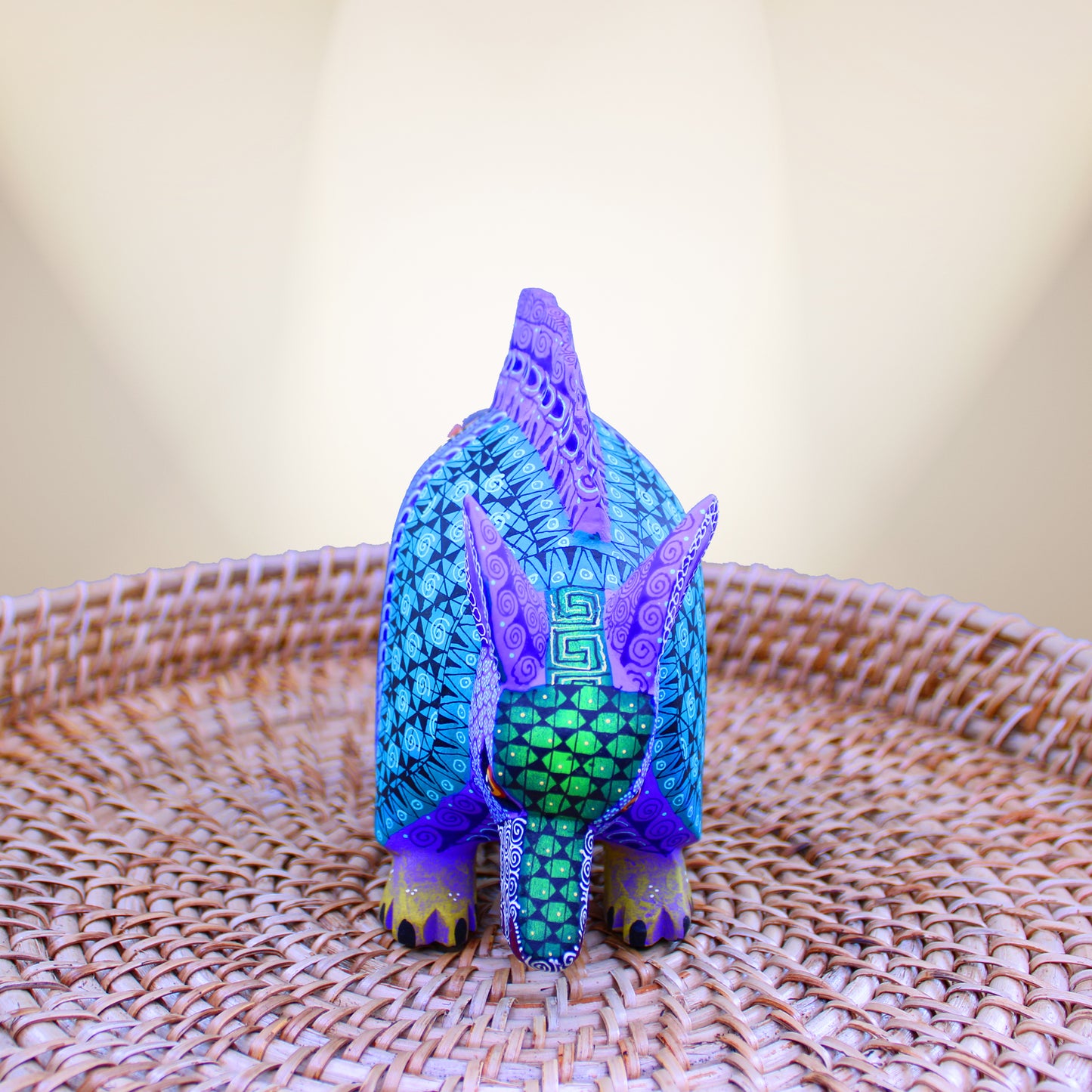 Wooden Armadillo Alebrije ALB-002