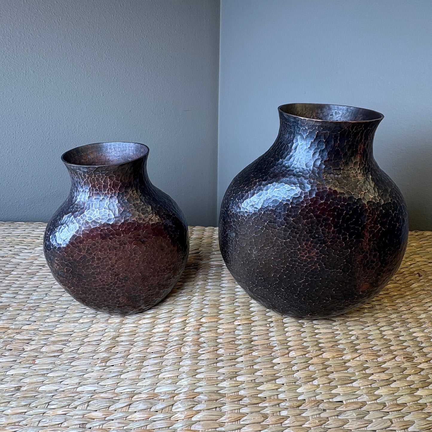 Mexican Hand-Hammered Copper Vase - Small | Artisan Copperware