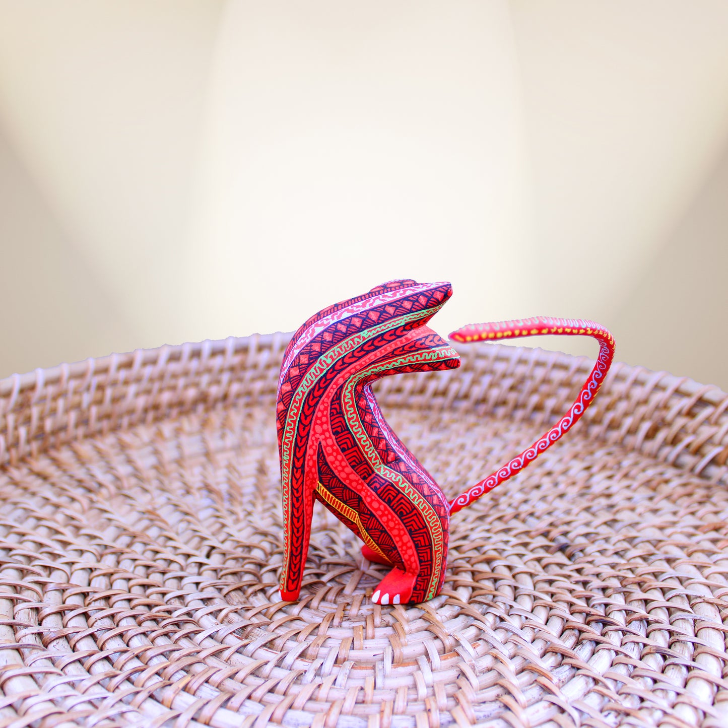 Long tailed cat Alebrije ALB-018