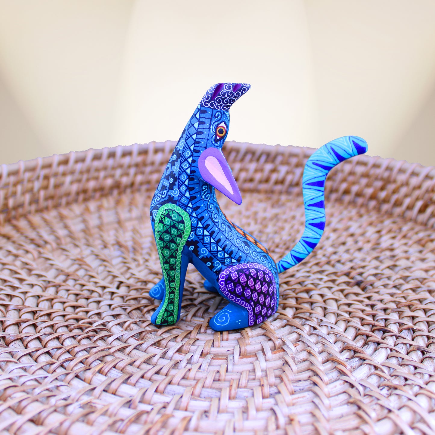 Aqua coyote Alebrije ALB-010