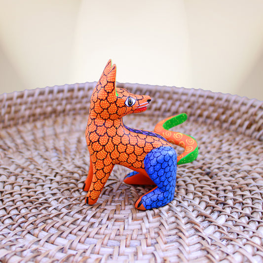 Orange fox Alebrije ALB-031