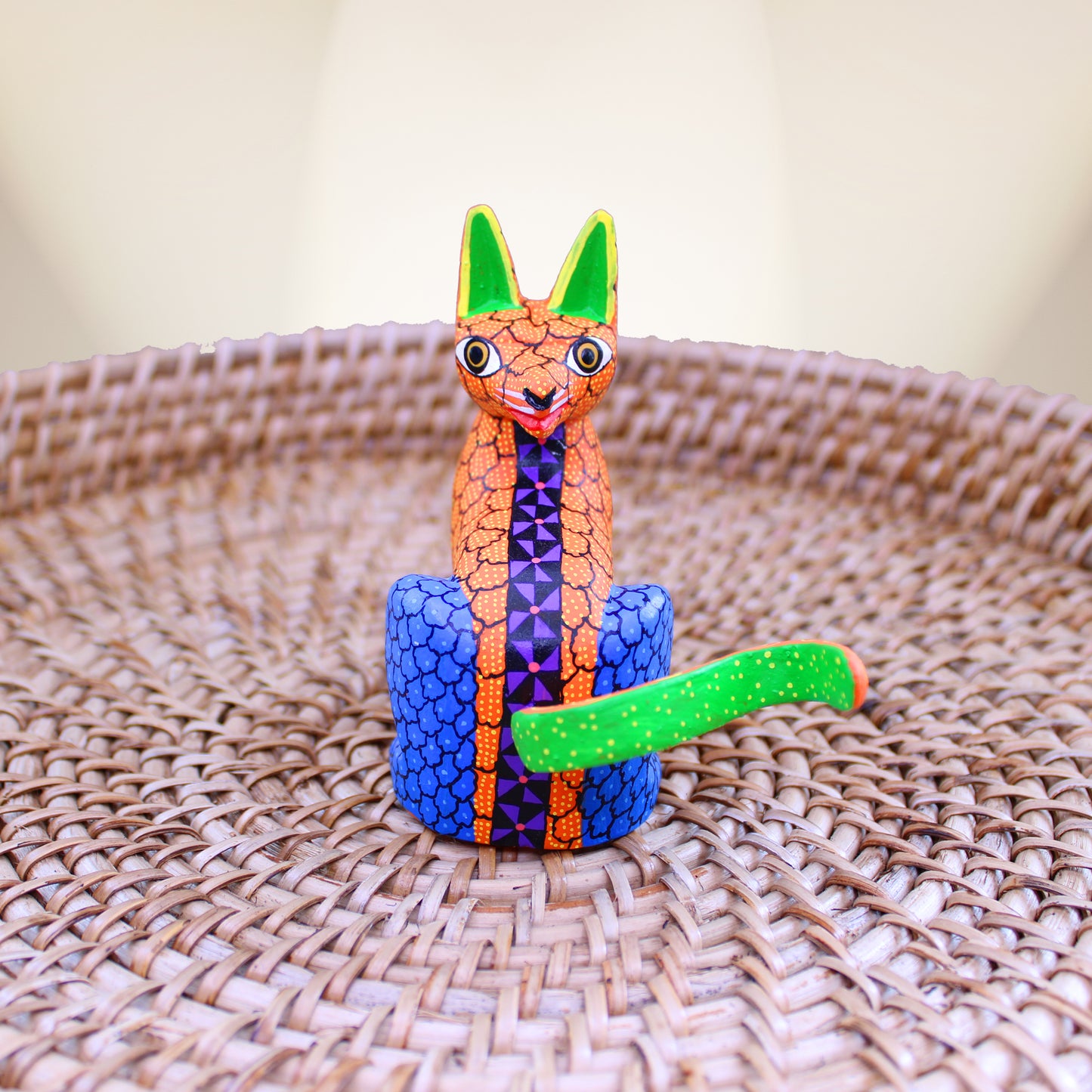 Orange fox Alebrije ALB-031