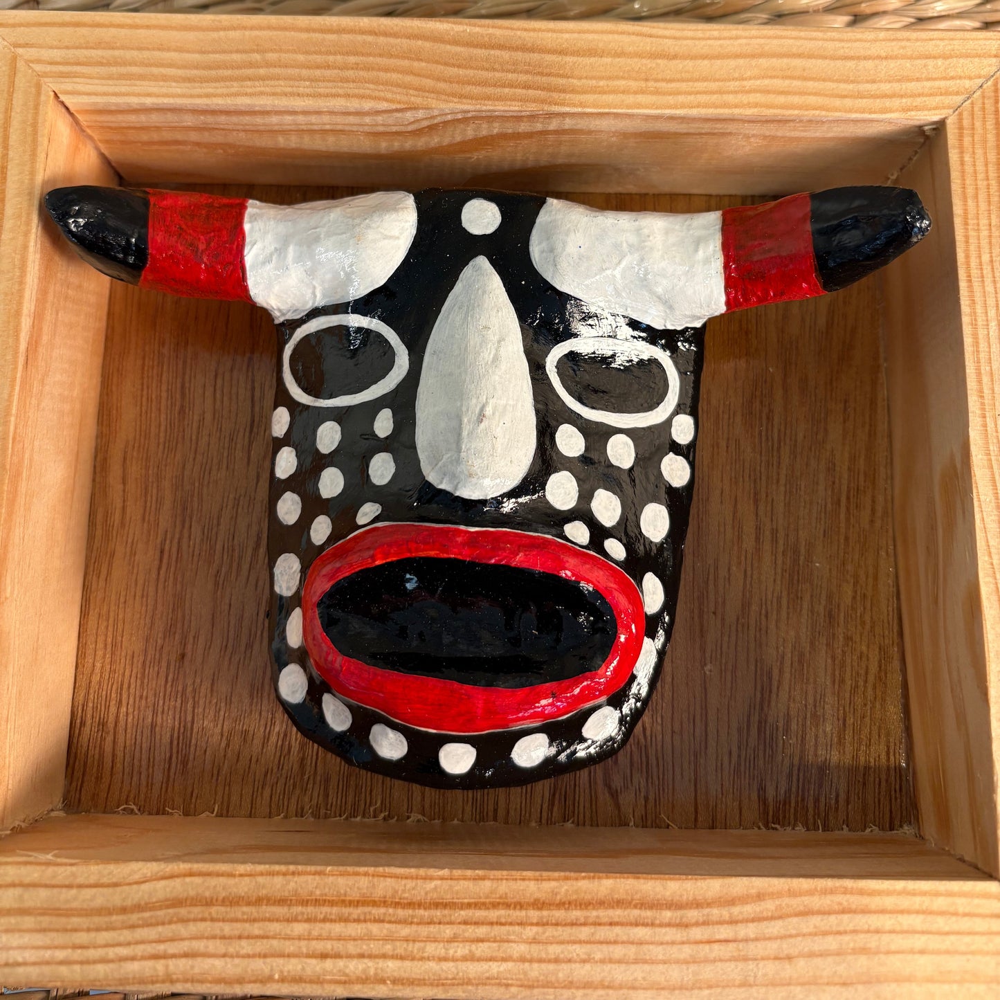 Ancestral Spirits & Animal Mask - Handcrafted Mexican Ceremonial Folk Art
