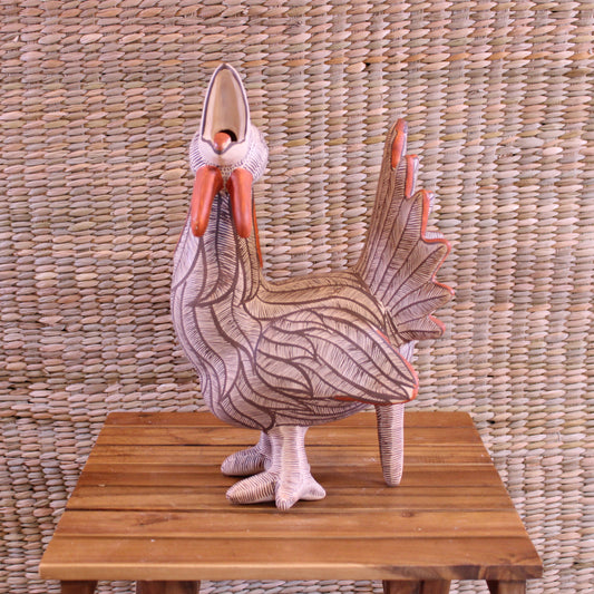 Hand painted decorative rooster