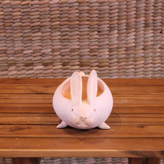 Bunny pot medium pink