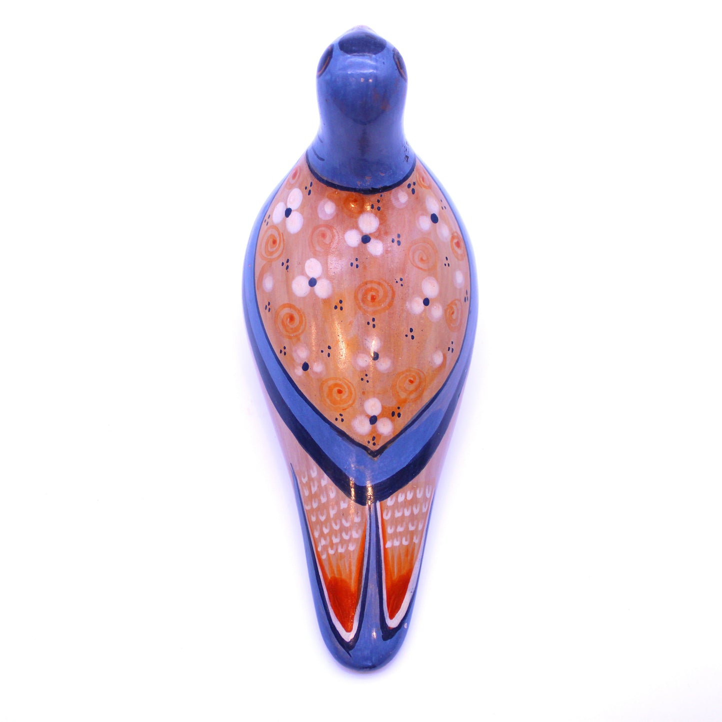Hand-Painted Burnished Clay Pigeon - Various Colors | Mexican Folk Art Ceramic