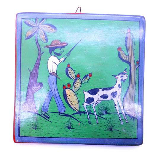 Mosaic In Beautiful Colors Hand Painted