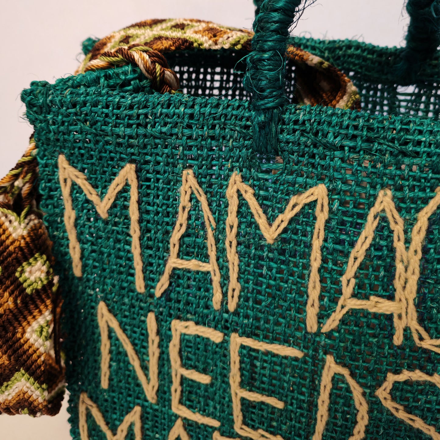 Handwoven Jute Handbag - Rustic Natural Tote | Mexican Artisan Bag