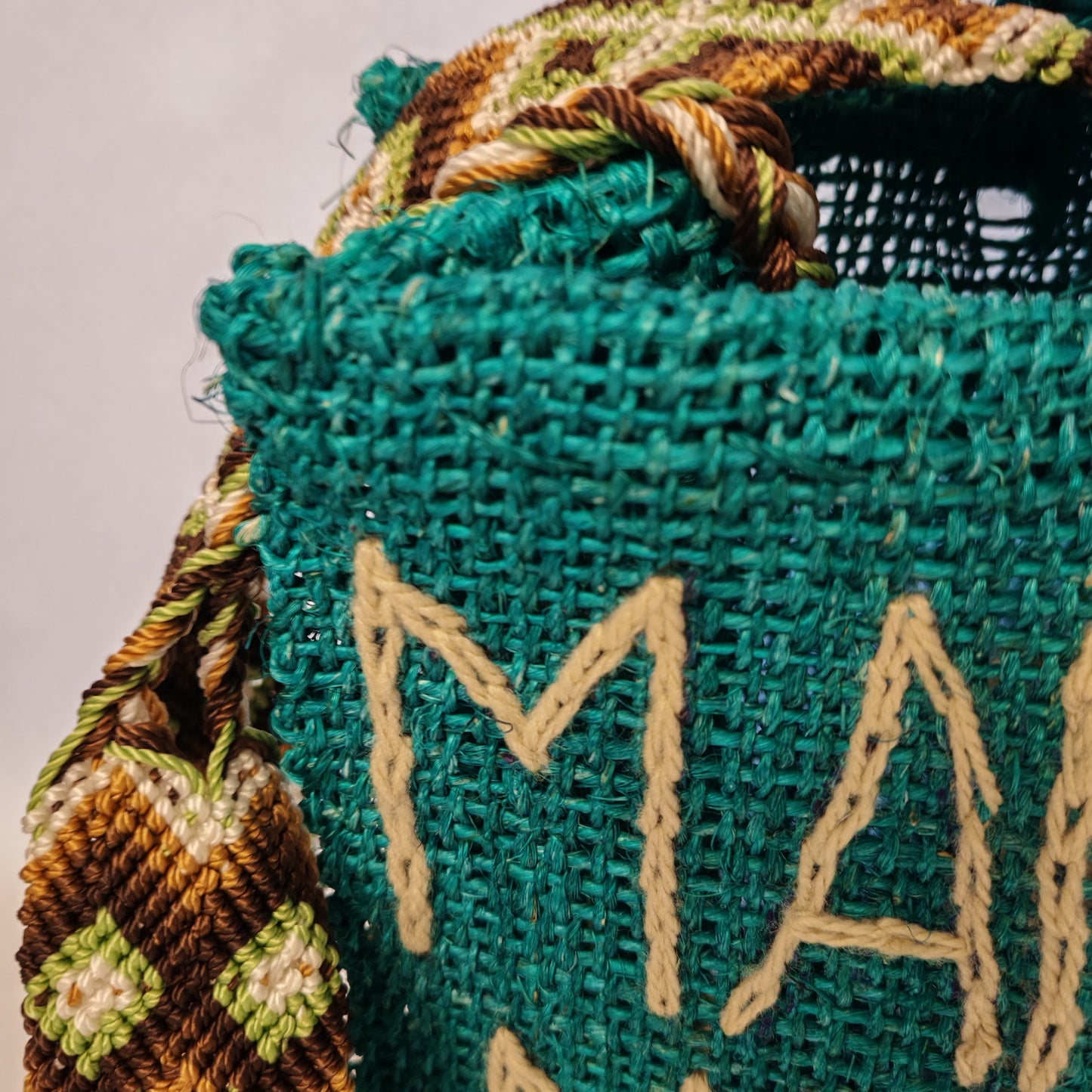 Handwoven Jute Handbag - Rustic Natural Tote | Mexican Artisan Bag