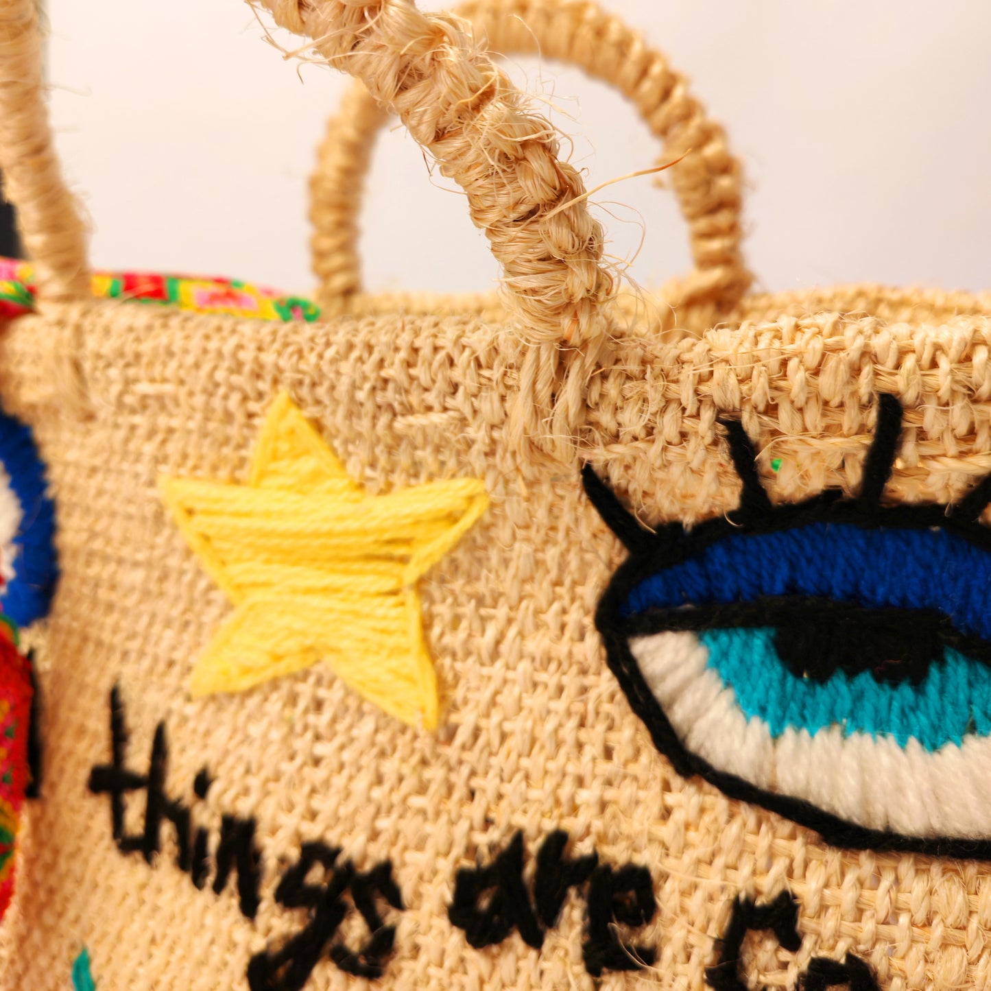 Handwoven Jute Handbag - Authentic Mexican Artisan Tote Bag