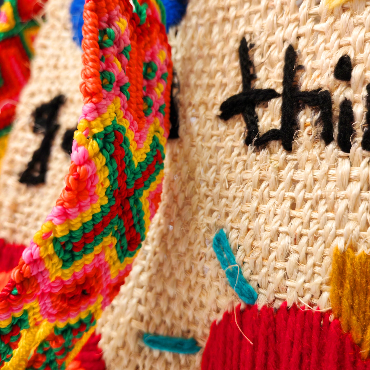 Handwoven Jute Handbag - Authentic Mexican Artisan Tote Bag