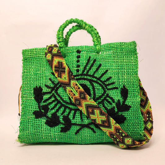 Handwoven Jute Handbag - Stylish Mexican Artisan Tote Bag