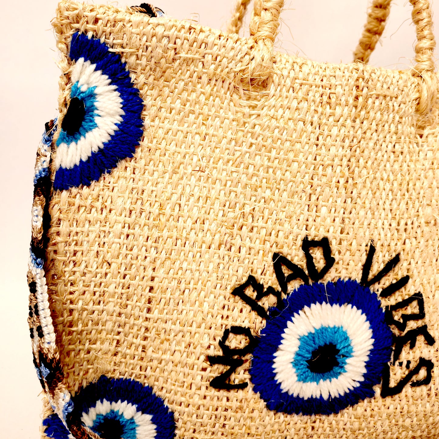 Handwoven Jute Handbag - Bold Mexican Artisan Tote Bag