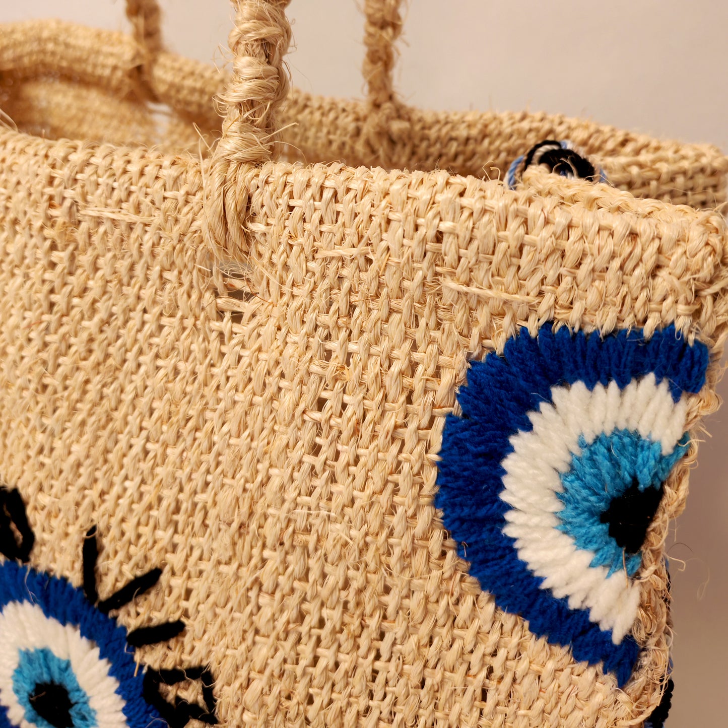 Handwoven Jute Handbag - Bold Mexican Artisan Tote Bag