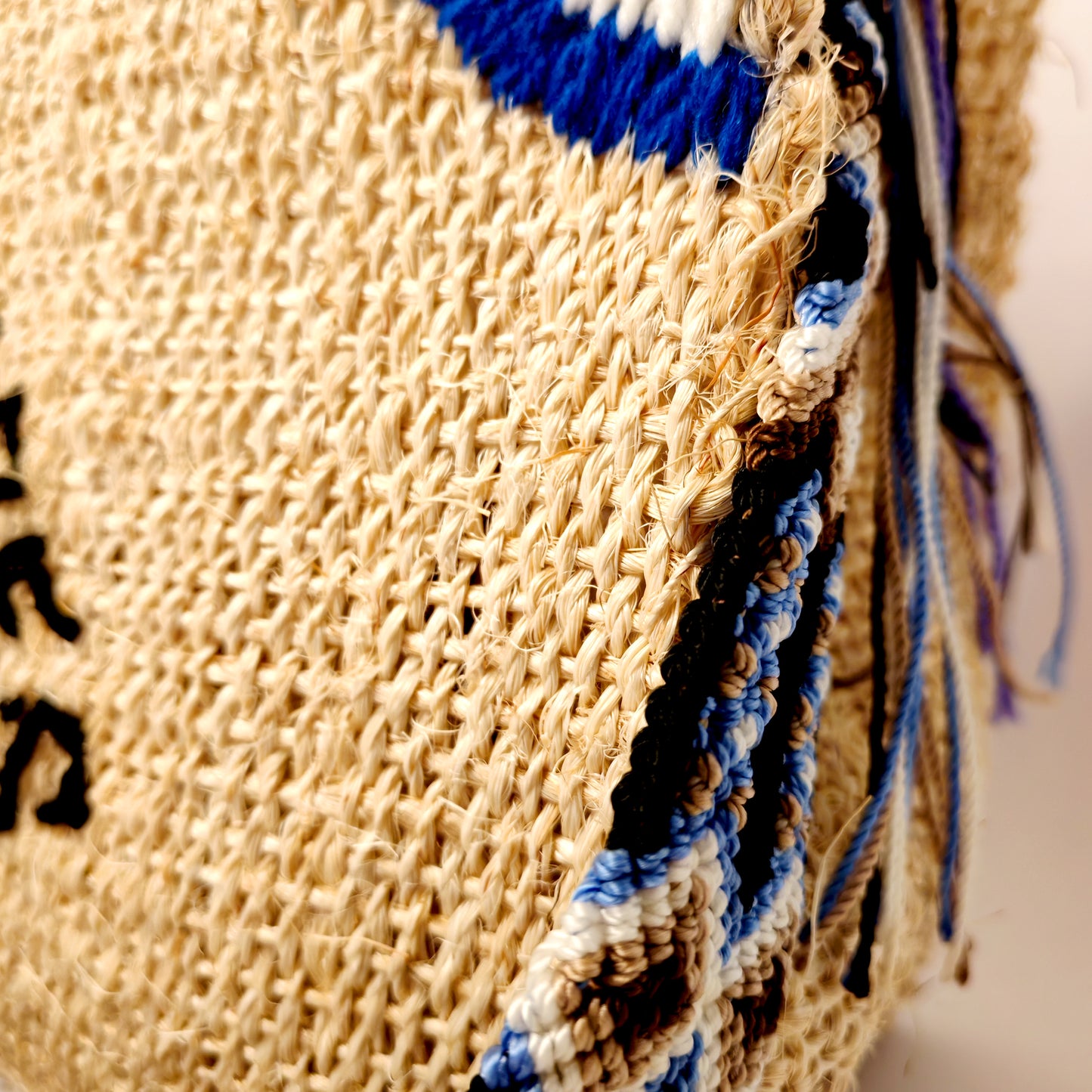 Handwoven Jute Handbag - Bold Mexican Artisan Tote Bag