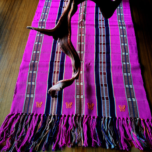 Handwoven Table Runner - Traditional Mexican Textile | Colorful Home Decor