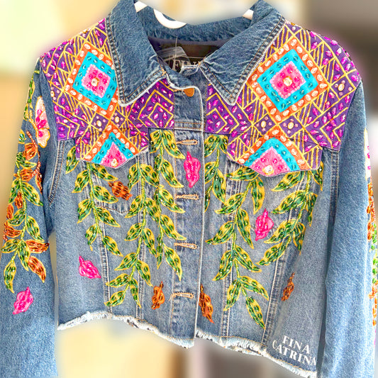 Denim Jacket. Pocahontas