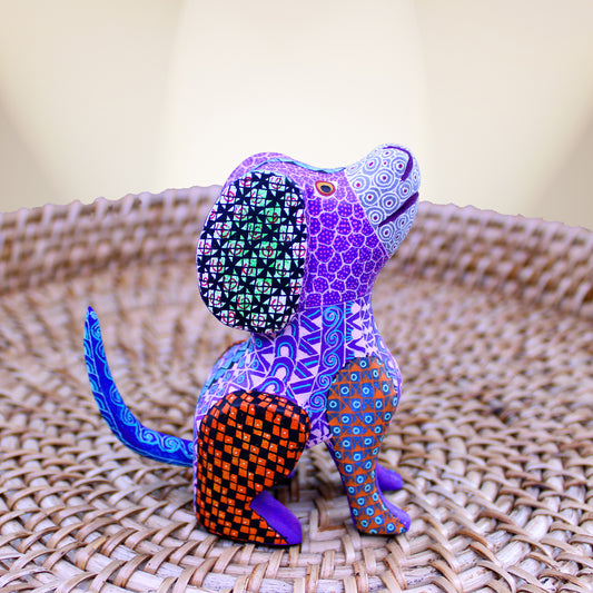 Purple dog Alebrije ALB-026