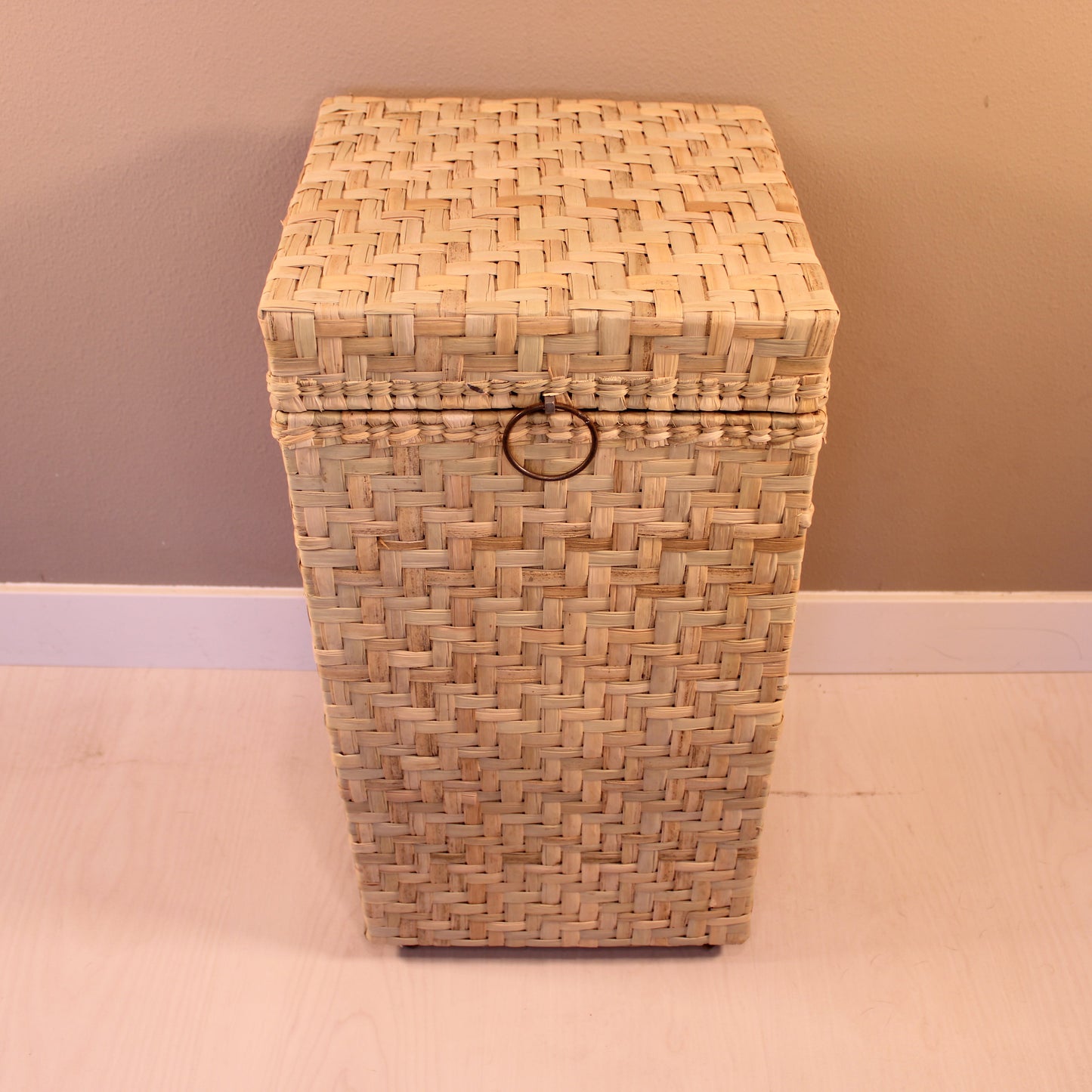Handwoven Set of 3 Storage Baskets - Natural Reed Chuspata | Mexican Artisan Organization