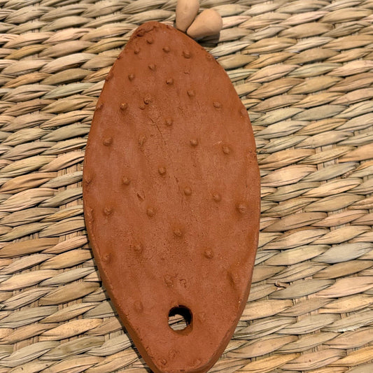 Decorative "cactus-nopal" for wall. 100% handmade , made with clay size "large"